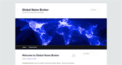 Desktop Screenshot of globalnamebroker.com