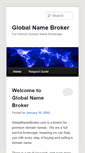 Mobile Screenshot of globalnamebroker.com
