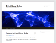 Tablet Screenshot of globalnamebroker.com
